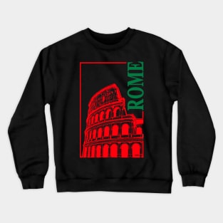 Rome, Italy Colosseum Crewneck Sweatshirt